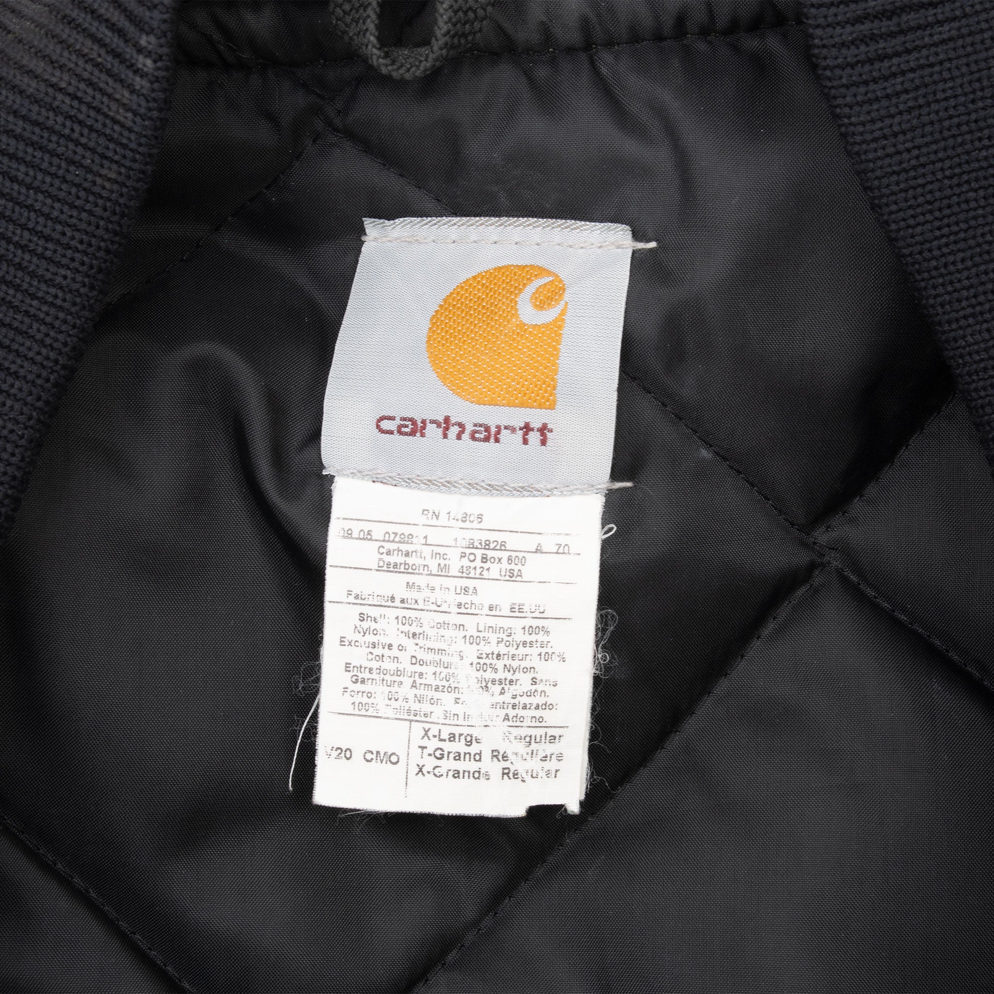 Vintage Carhartt Quilted Lined Realtree Camo Vest Jacket V20Cmo 2005 Size XL Made In USA