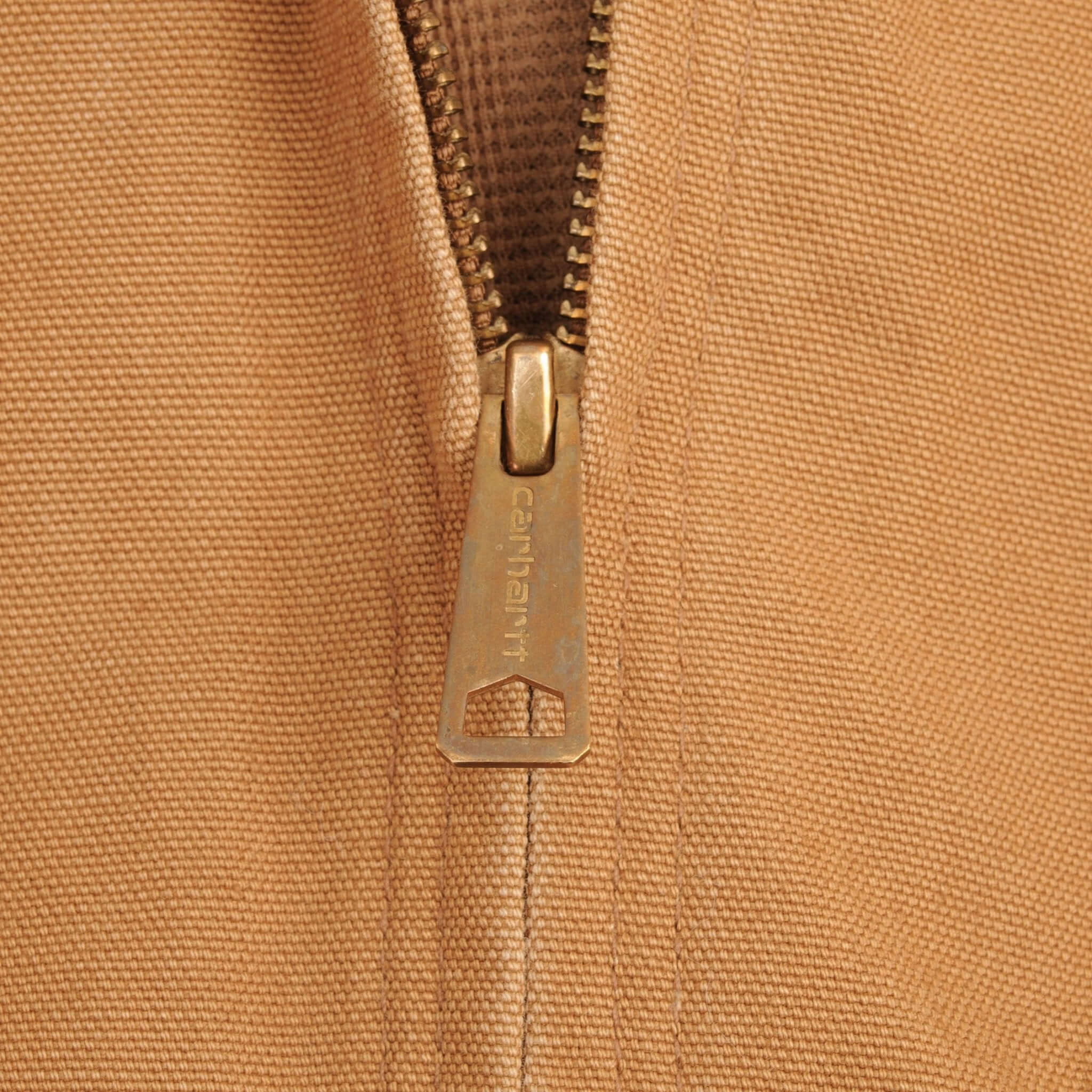 Vintage Carhartt Sandstone Hooded Active Jacket 125 Year Anniversary Edition J131Brn Size 3XL Made In Usa