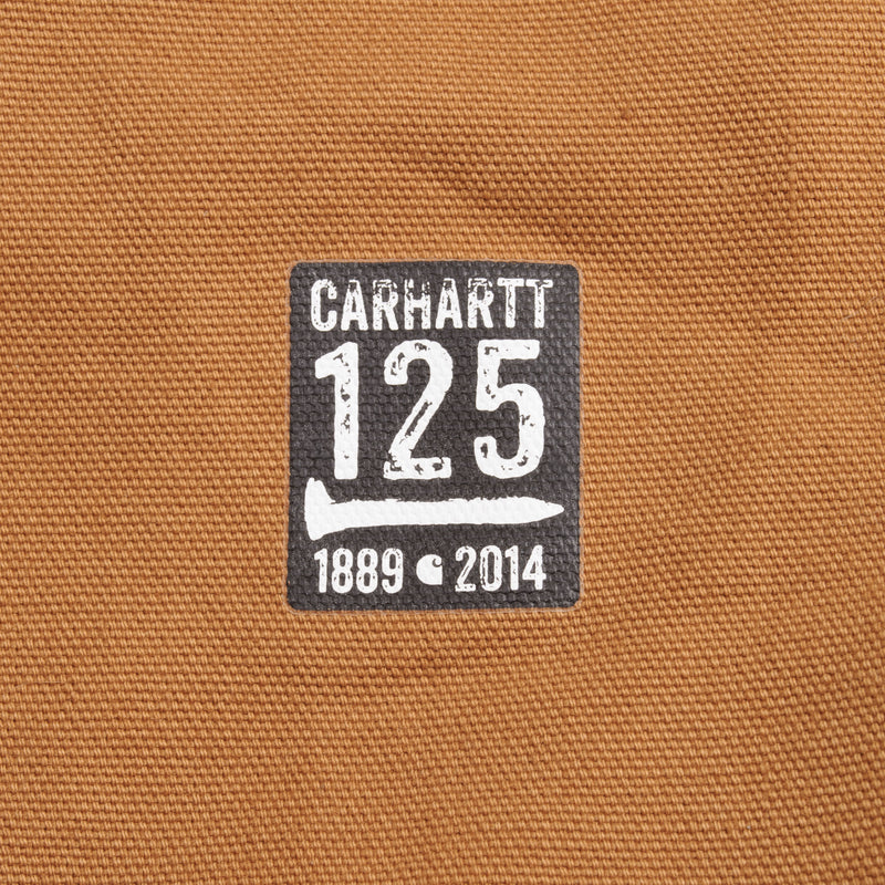 Vintage Carhartt Sandstone Hooded Active Jacket 125 Year Anniversary Edition J131Brn Size 3XL Made In Usa