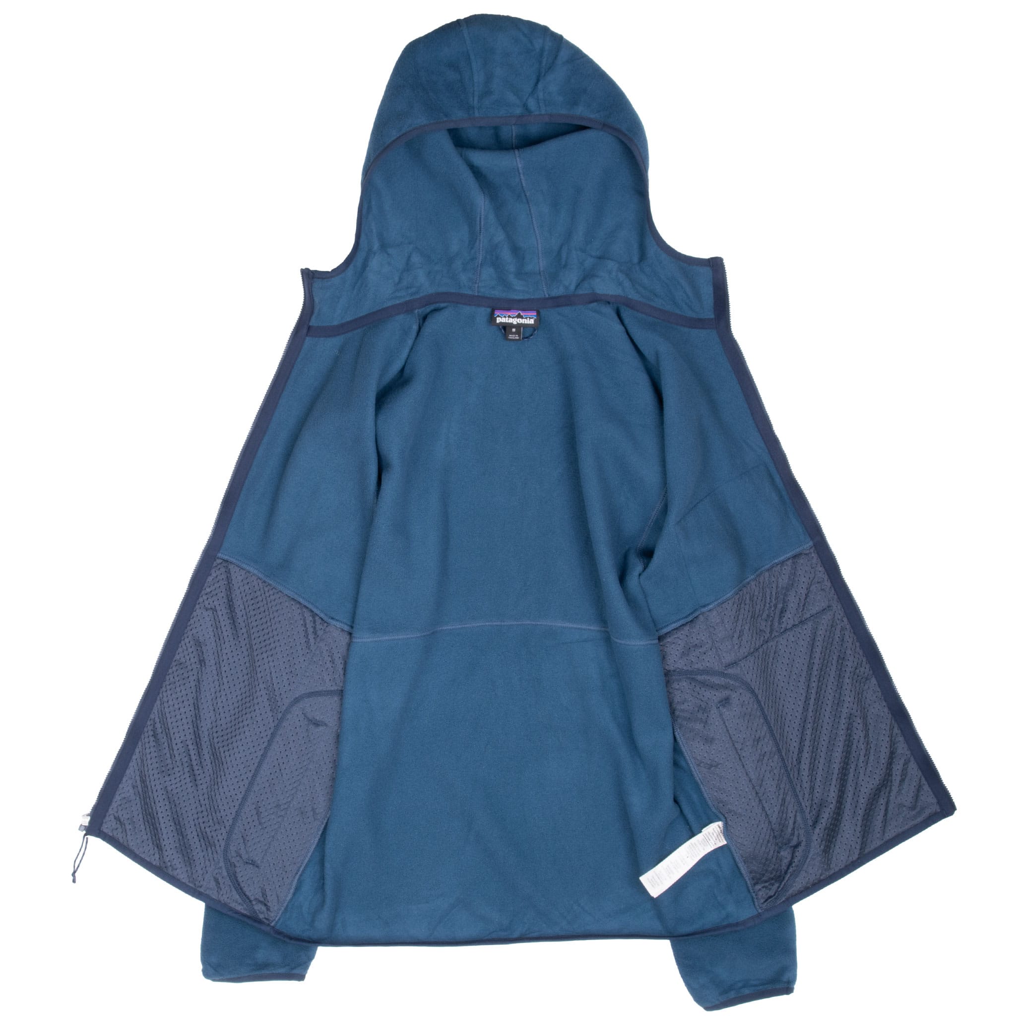 VINTAGE PATAGONIA TIDEPOOL BLUE MICRODINI HOODY FLEECE JACKET 2022 MEDIUM