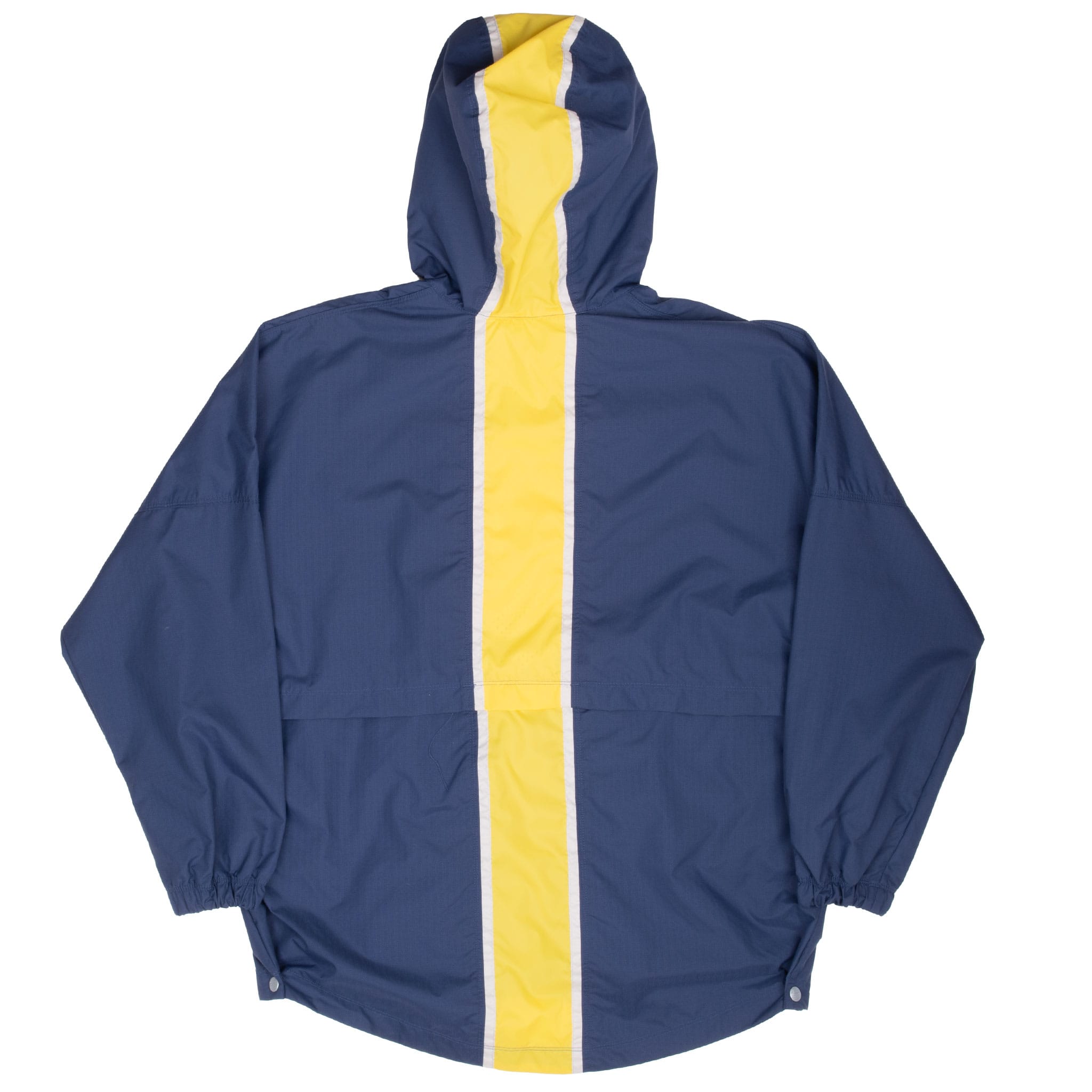 VINTAGE NIKE BLUE YELLOW PULLOVER WINDBREAKER JACKET 1990S MEDIUM WOMEN
