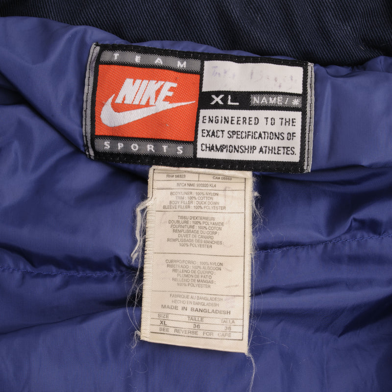 Vintage Nike NCAA UNC North Carolina Windbreaker Jacket Size XL 1990S
