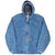 Vintage Carhartt Denim Hooded Active Jacket J139DST 2004 Size Xl Tall