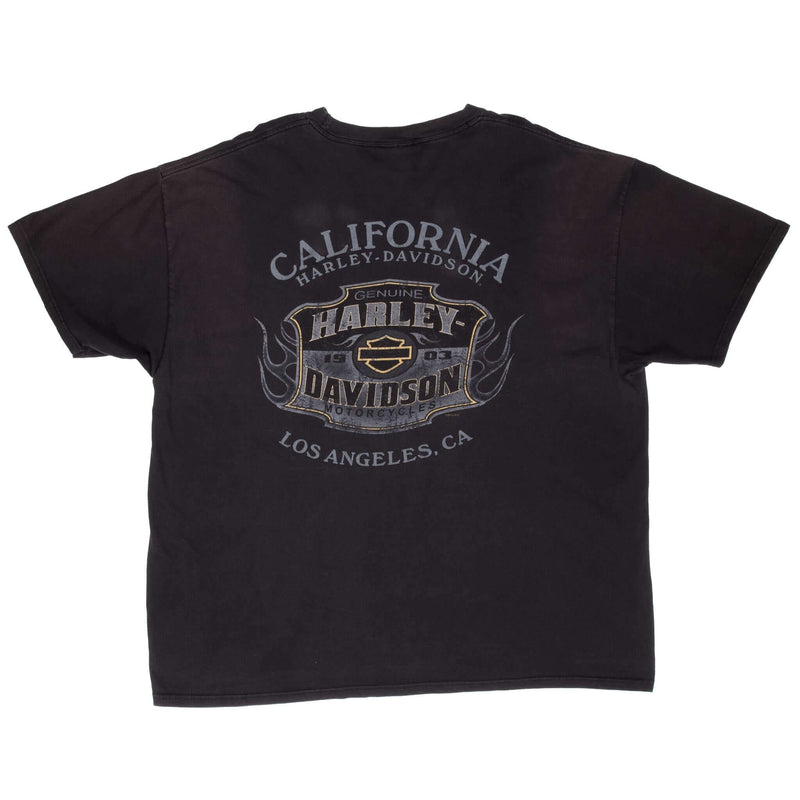 VINTAGE HARLEY DAVIDSON LOS ANGELES 2010 TEE SHIRT 2XL