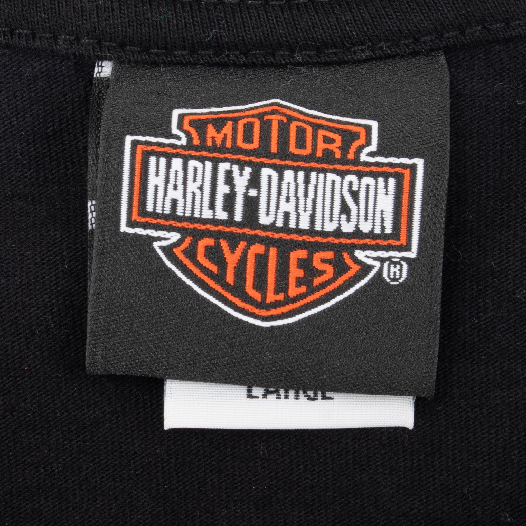 Vintage Harley Davidson Orlando Bike Week 2007 Long Sleeve Tee Shirt Size Large