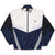 VINTAGE ADIDAS NAVY BLUE WHITE BLACK 1990S WINDBREAKER JACKET LARGE