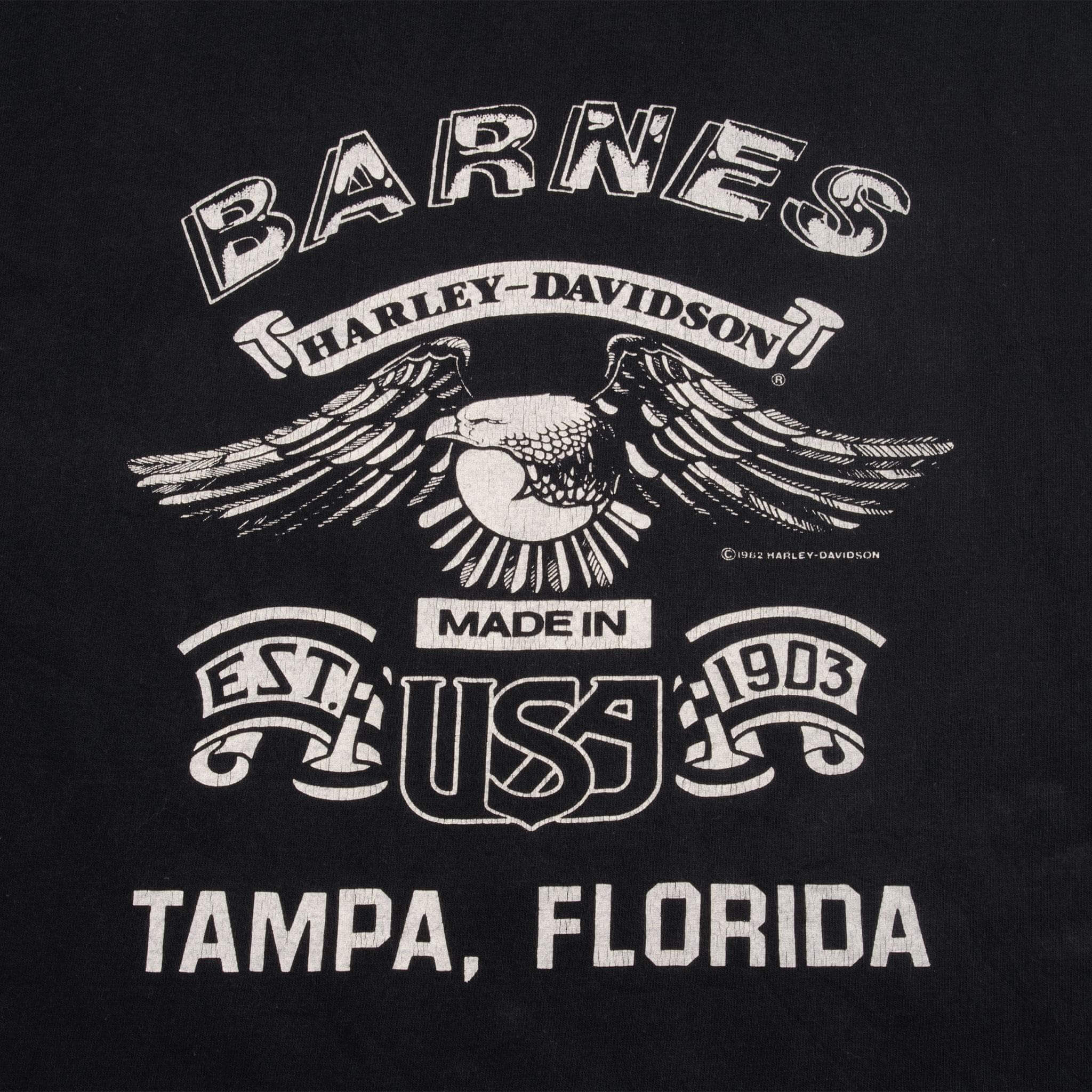 VINTAGE HARLEY DAVIDSON TEE SHIRT BY HOLOUBEK 1991 SIZE 3XL MADE IN USA