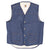 VINTAGE CARHARTT SHERPA LINED DENIM VEST JACKET V26MOS 1980S LARGE TALL