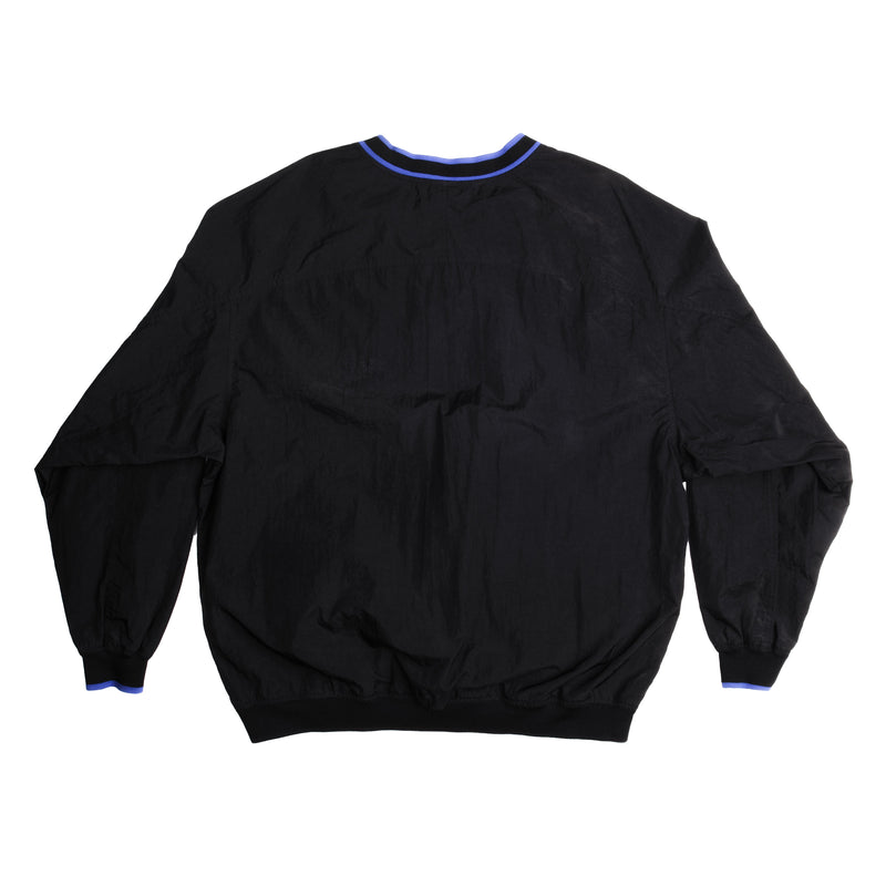Vintage Nike Windbreaker Pullover Center Swoosh Black Jacket 1990S Size XL