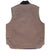 Vintage Carhartt Quilted Lined Brown Vest Jacket V02Cht 1999 Size XL Made In Usa