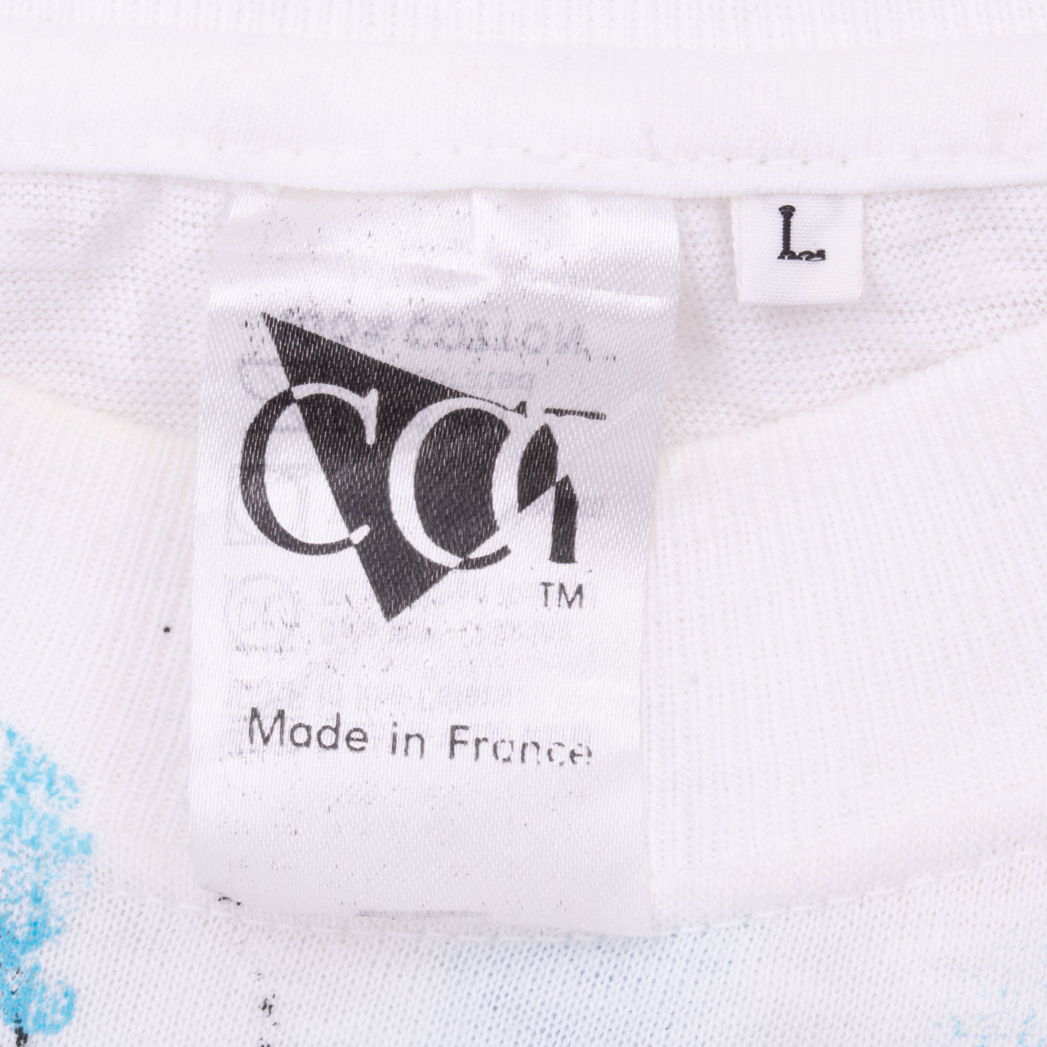 Vintage All Over Print Neil Diamond In the Round 92 93 Tee Shirt Size Large Made In France