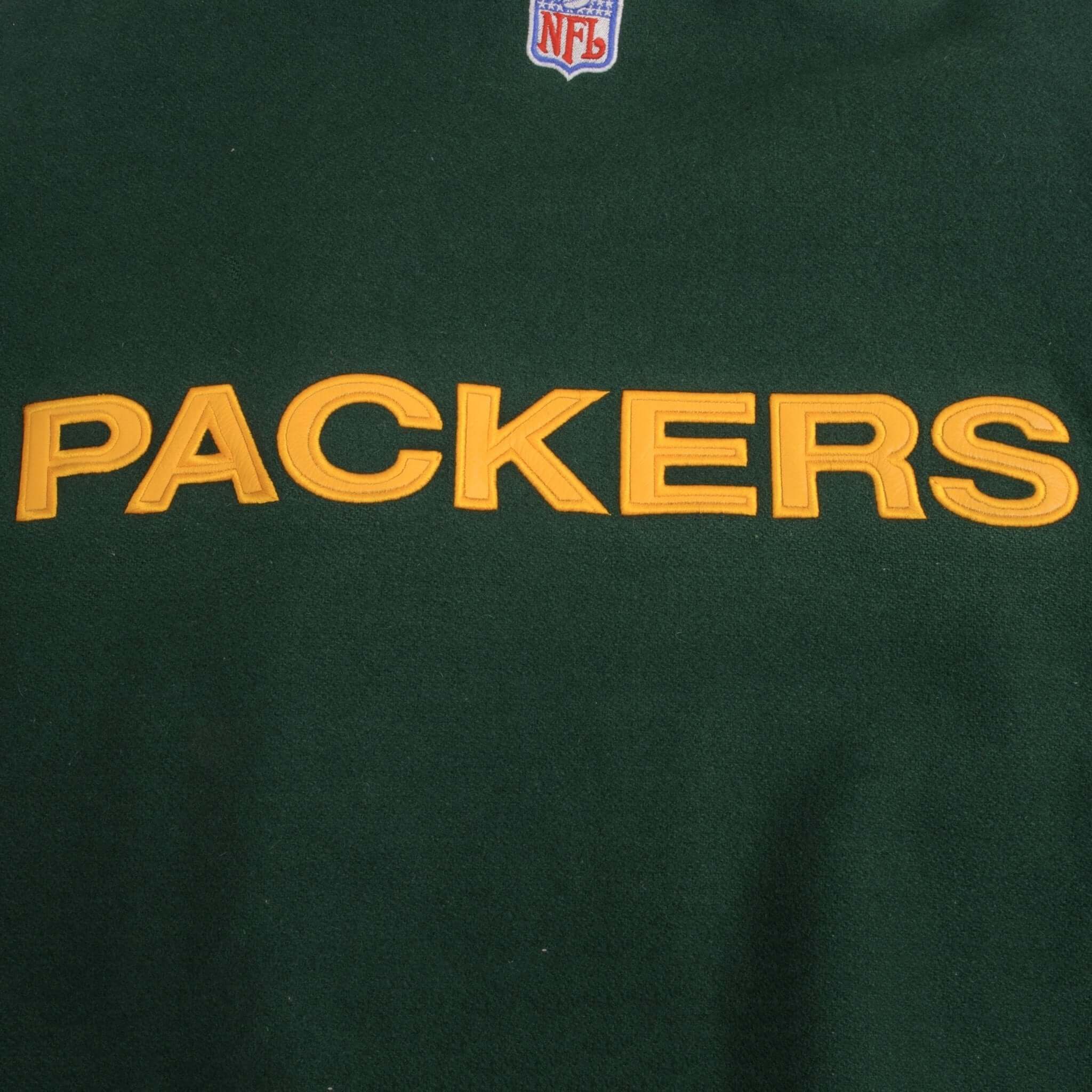 VINTAGE NIKE NFL GREEN BAY PACKERS VARSITY JACKET SIZE 3XL 2000S