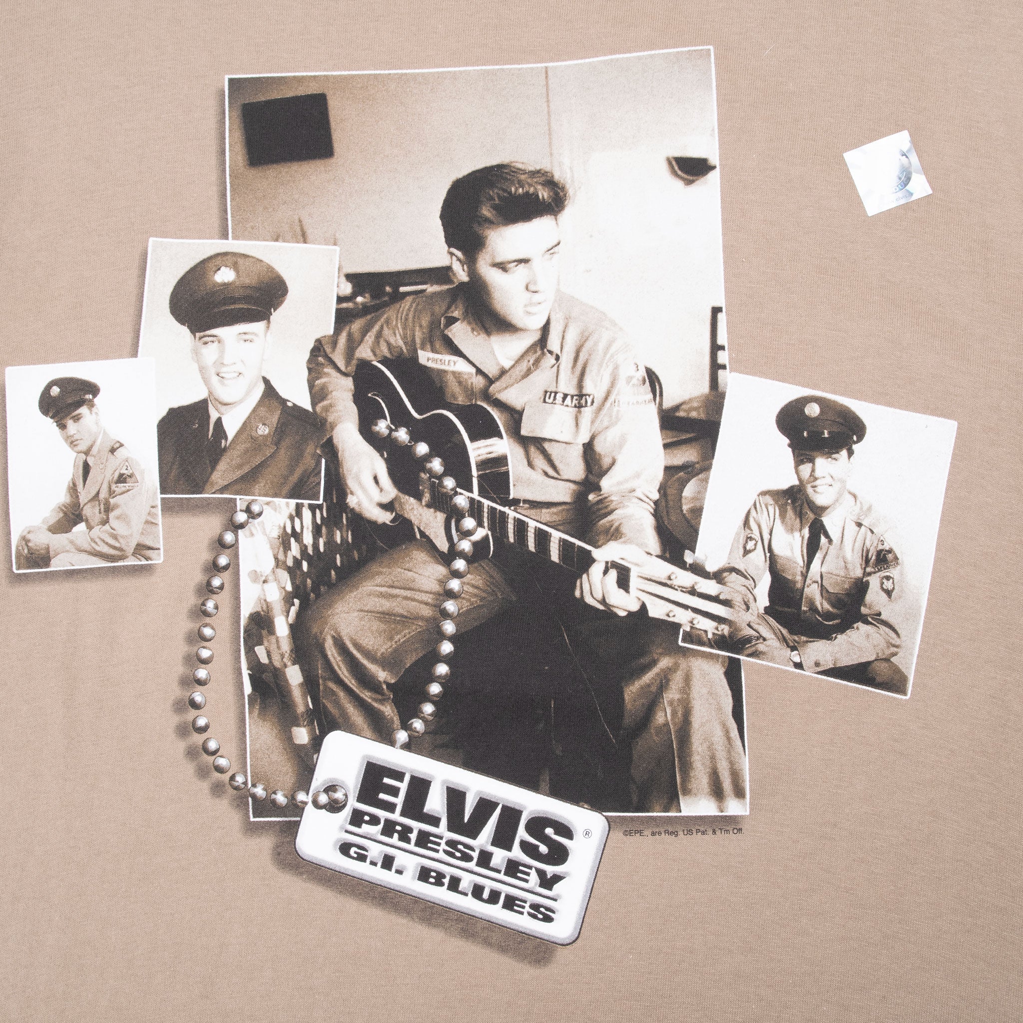 Vintage Elvis Presley G.I. Blues 2000S Tee Shirt Size Medium Deadstock