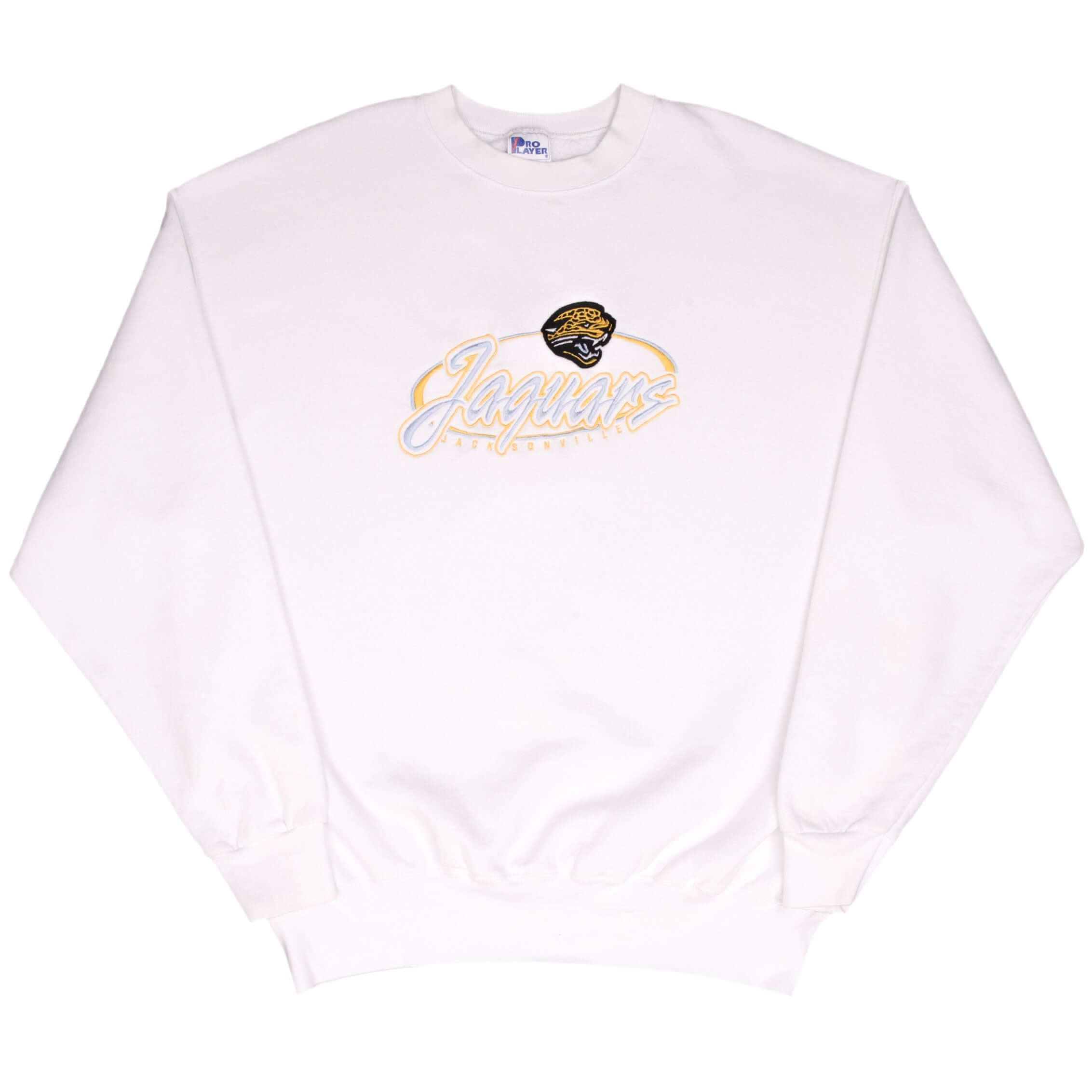 Vintage Nfl Jacksonville Jaguars Embroidered 1990S Sweatshirt 2XL Made In Usa