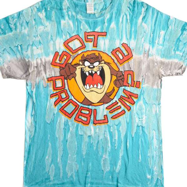 CAMISETA VINTAGE TIE-DYE LOONEY TUNES TAZ TALLA GRANDE
