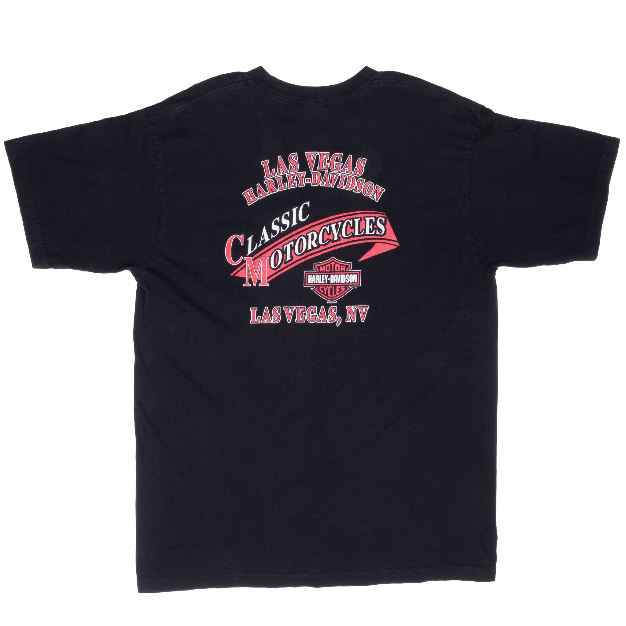 VINTAGE HARLEY DAVIDSON LAS VEGAS TEE SHIRT 2007 LARGE MADE IN USA