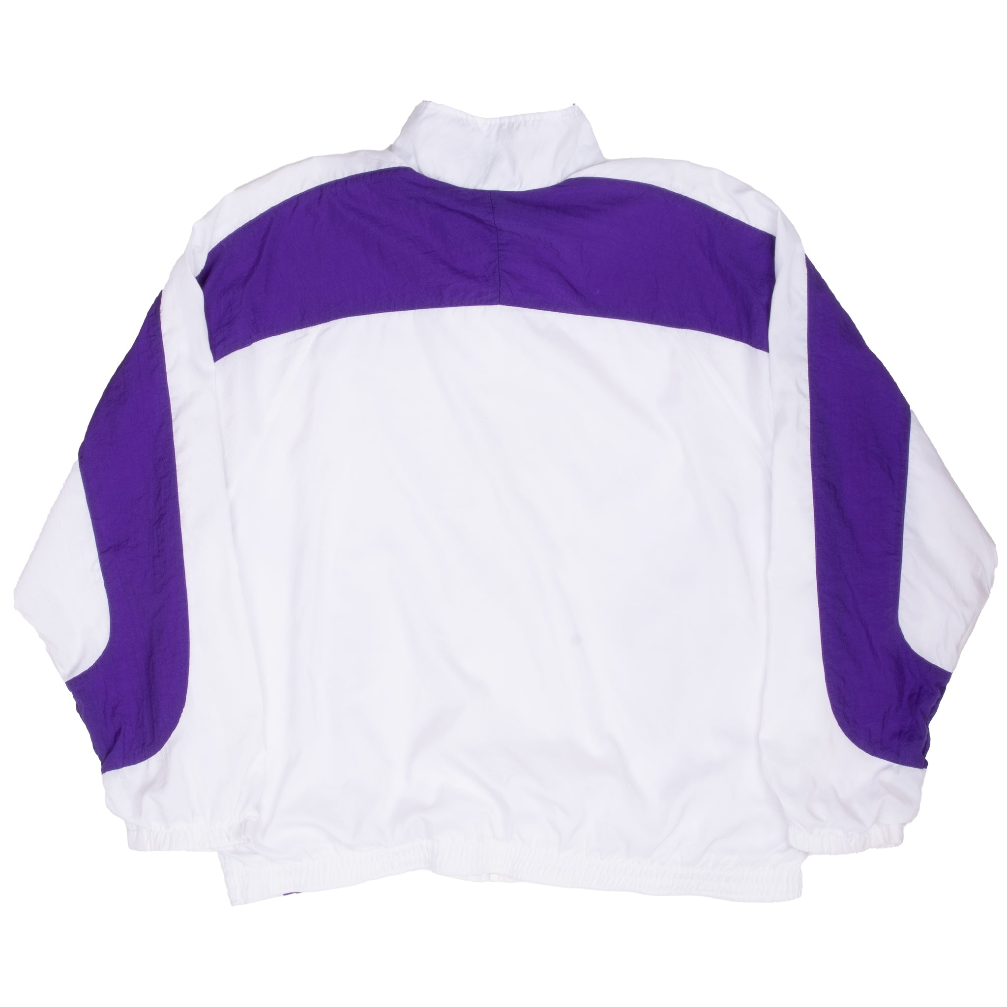 Vintage Nike Classic Swoosh Purple Windbreaker Jacket 1990S Size Large