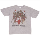 Vintage Chicago Bulls Slam Dunk Early 1990s Tee Shirt Size Small Made In USA With Single Stitch Sleeves