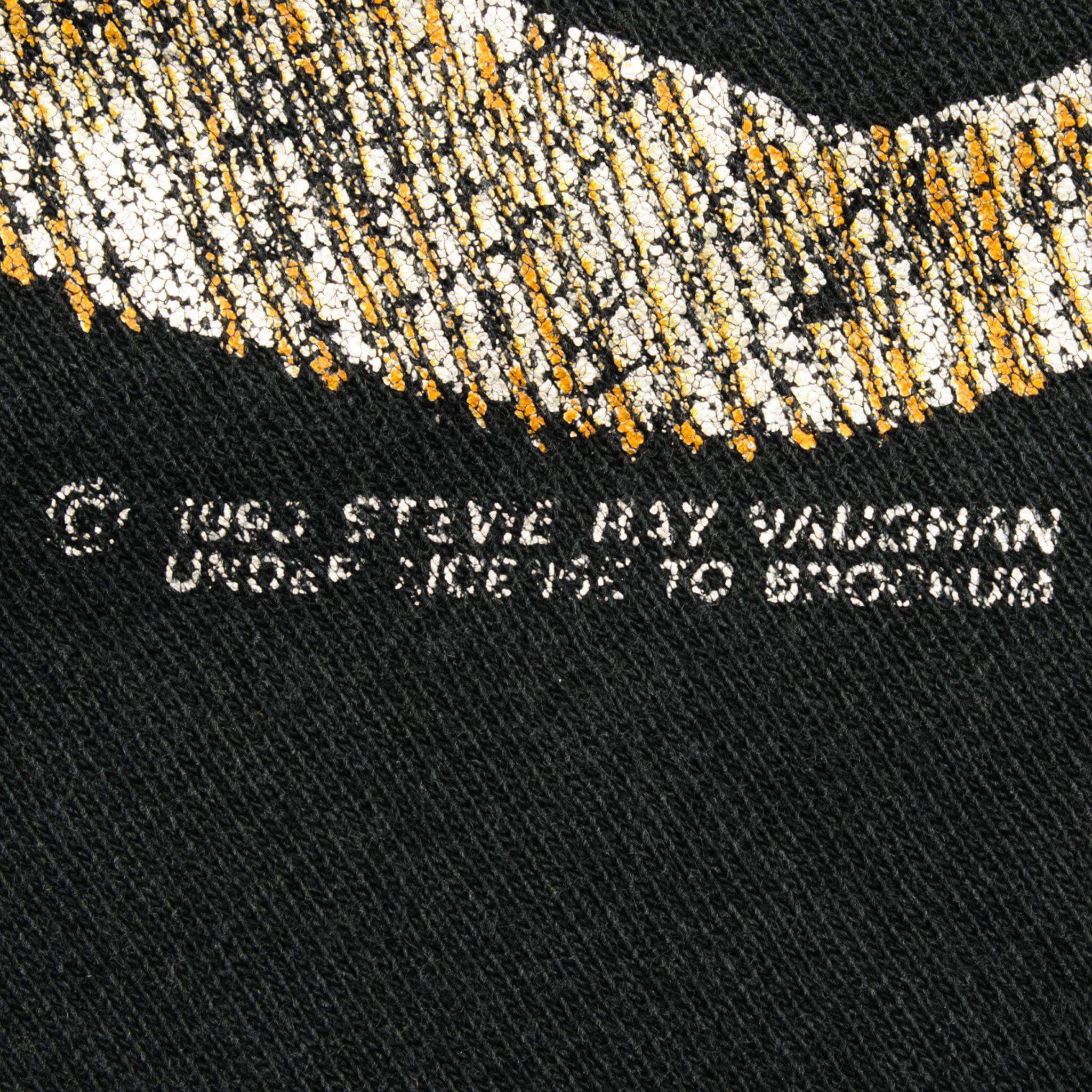 VINTAGE STEVIE RAY VAUGHAN AND DOUBLE TROUBLE TEE SHIRT 1990 SIZE XL MADE IN USA