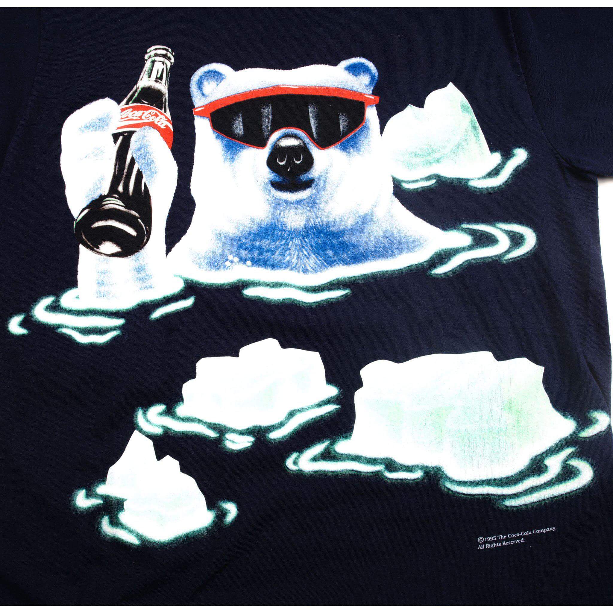 VINTAGE THE COCA COLA COMPANY TEE SHIRT 1995 SIZE LARGE MADE IN USA