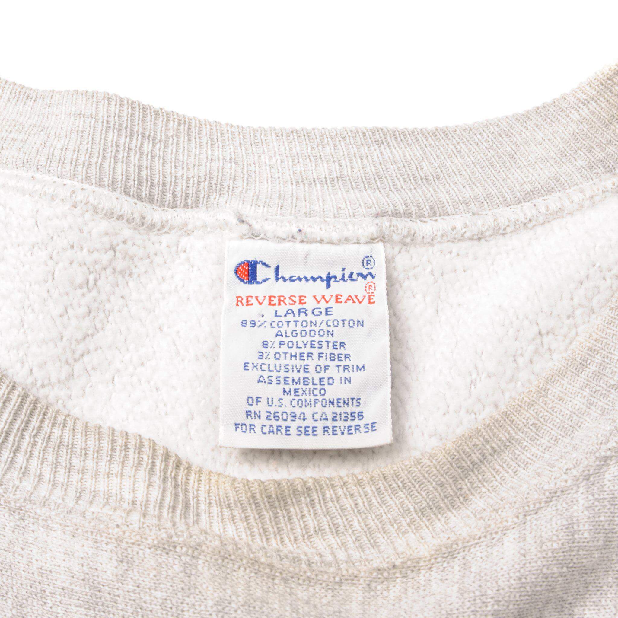 VINTAGE CHAMPION REVERSE WEAVE SWEATSHIRT 1990-MID 1990’s SIZE LARGE