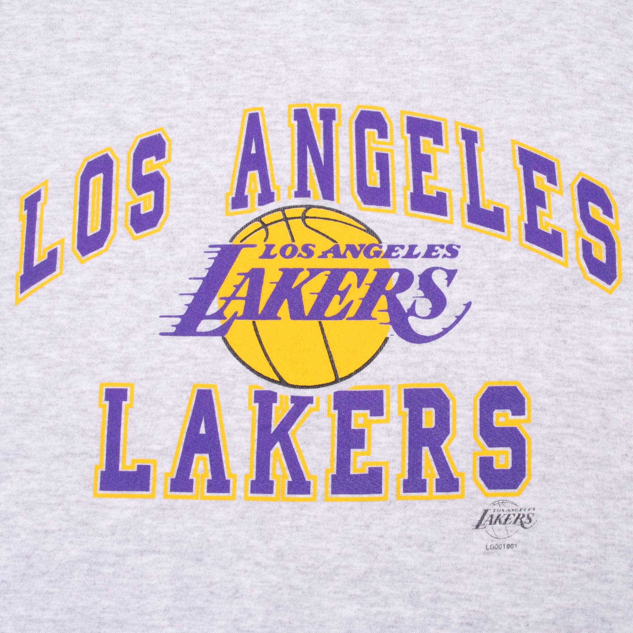 VINTAGE NBA LOS ANGELES LAKERS GREY SWEATSHIRT 1990S SIZE XL