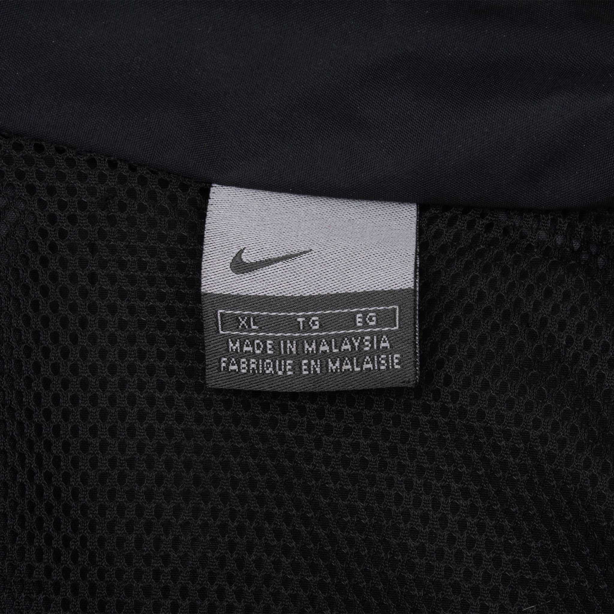 Vintage Nike Classic Black Windbreaker Jacket 2000S Size XL