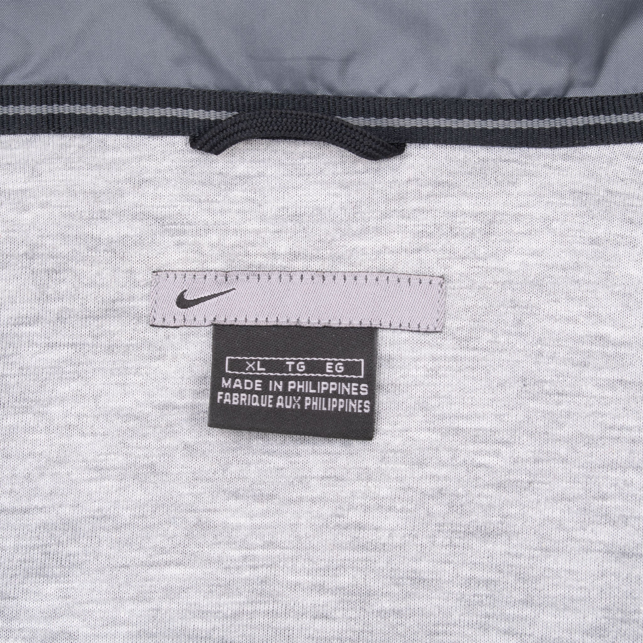 Vintage Nike Classic Black And Grey Windbreaker Jacket 2000S Size XL