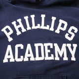 Vintage Champion Reverse Weave Phillips Academy Hoodie Sweatshirt 1990-Mid 1990’s Size Large Made In USA.