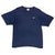 Vintage Nike Classic Swoosh Navy Blue Tee Shirt Size 1990s Size Medium Made In USA