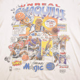 VINTAGE NBA ORLANDO MAGIC SHAQUILLE O'NEAL CARICATURE TEE SHIRT 1993 SIZE XL