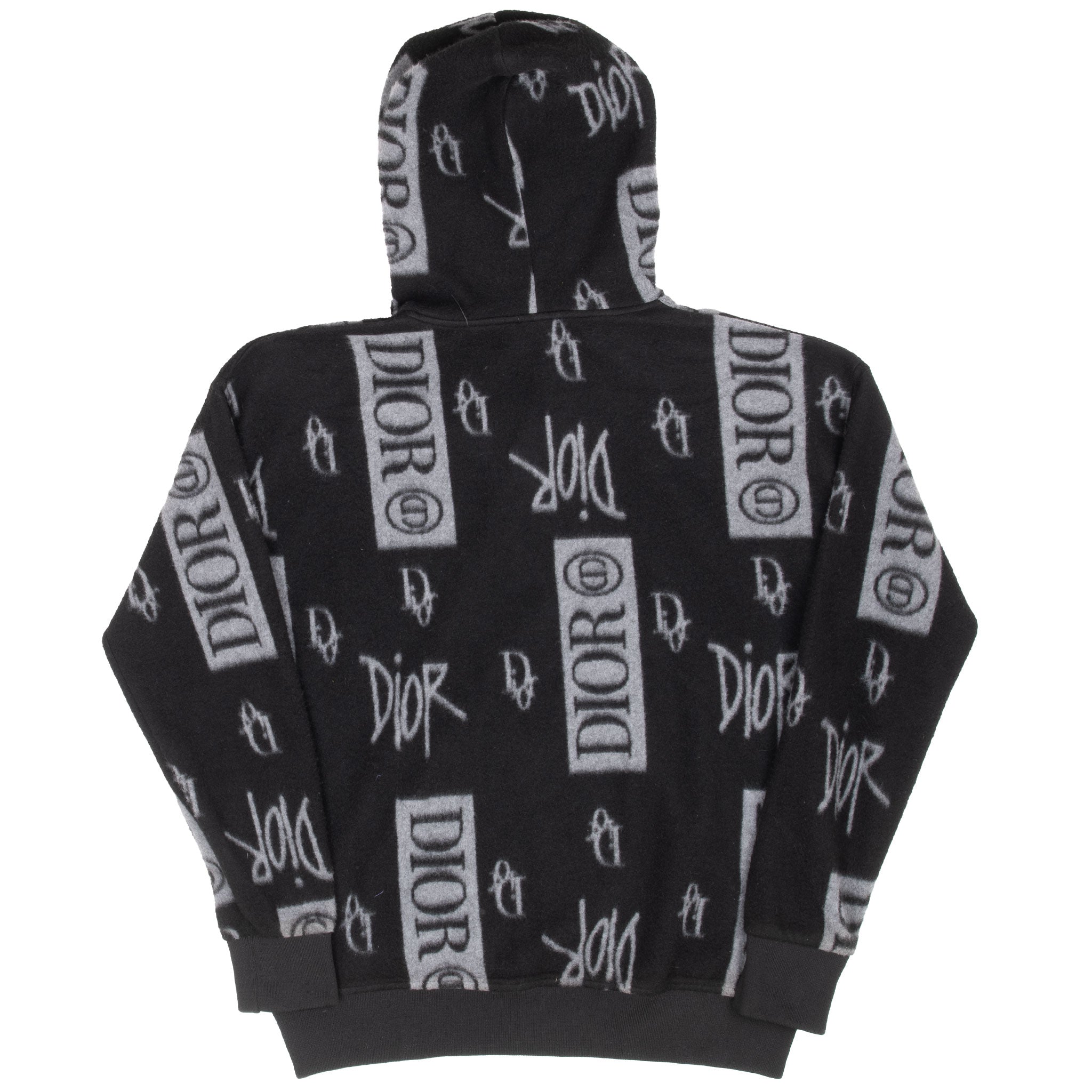 All Over Print Dior Fleece Sweatshirt Hoodie 2022 Size Medium