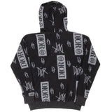 All Over Print Dior Fleece Sweatshirt Hoodie 2022 Size Medium