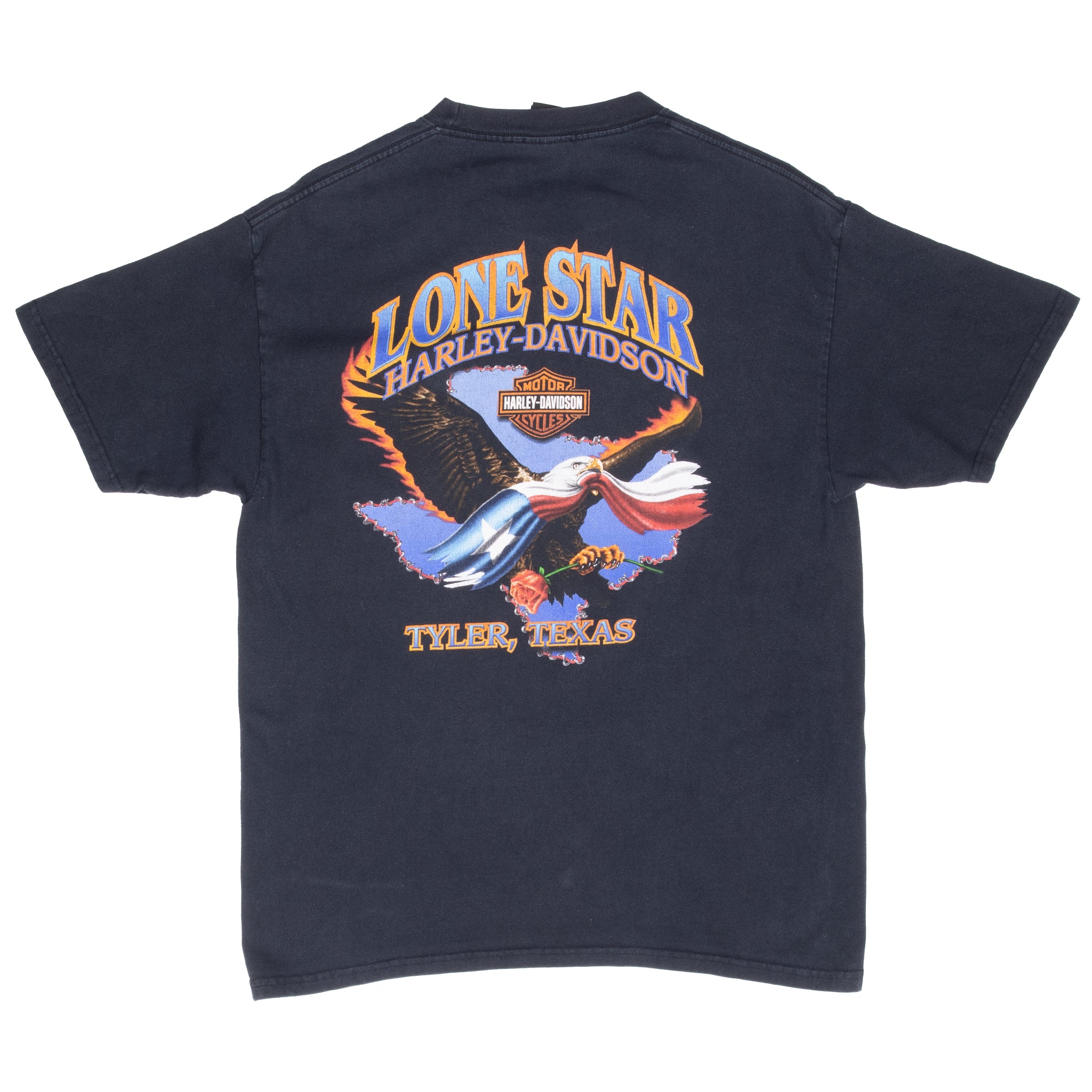 Vintage Harley Davidson Tyler Texas 2007 Tee Shirt Size Large