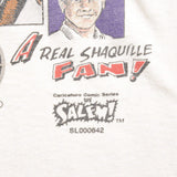 VINTAGE NBA ORLANDO MAGIC SHAQUILLE O'NEAL CARICATURE TEE SHIRT 1993 SIZE XL