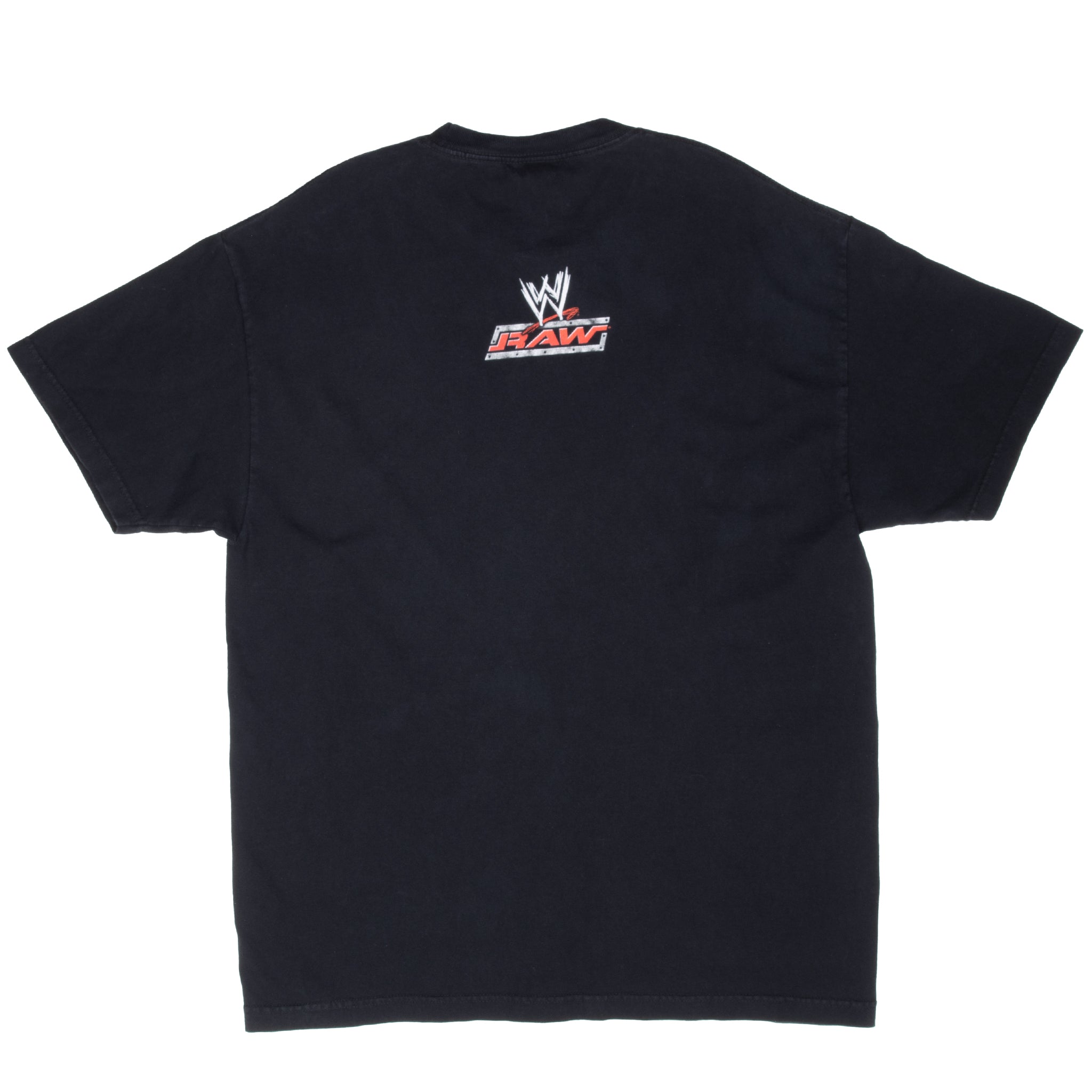 Vintage Wwe Raw John Cena Edge Kane Randy Orton Triple H Wrestling Tee Shirt 2002 Size XL
