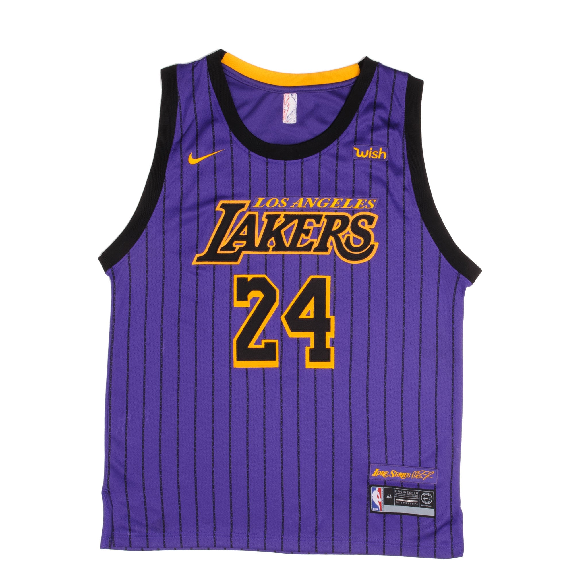Bryant Lakers #8 Jersey XL Nike Los Angeles Vintage Gold Yellow Purple Kobe