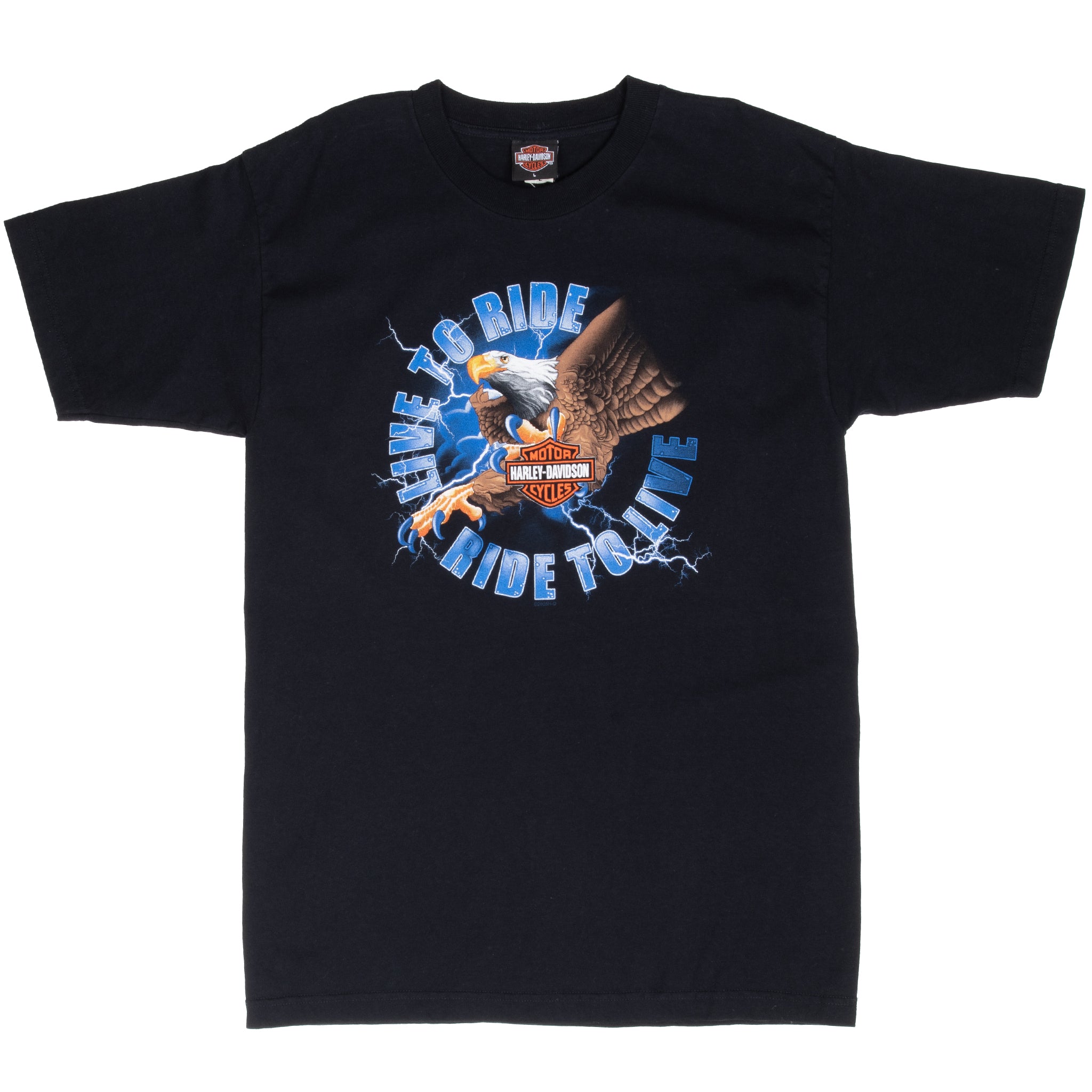 Vintage Harley Davidson Wichita Kansas Tee Shirt 2005 Size Medium Made In Usa