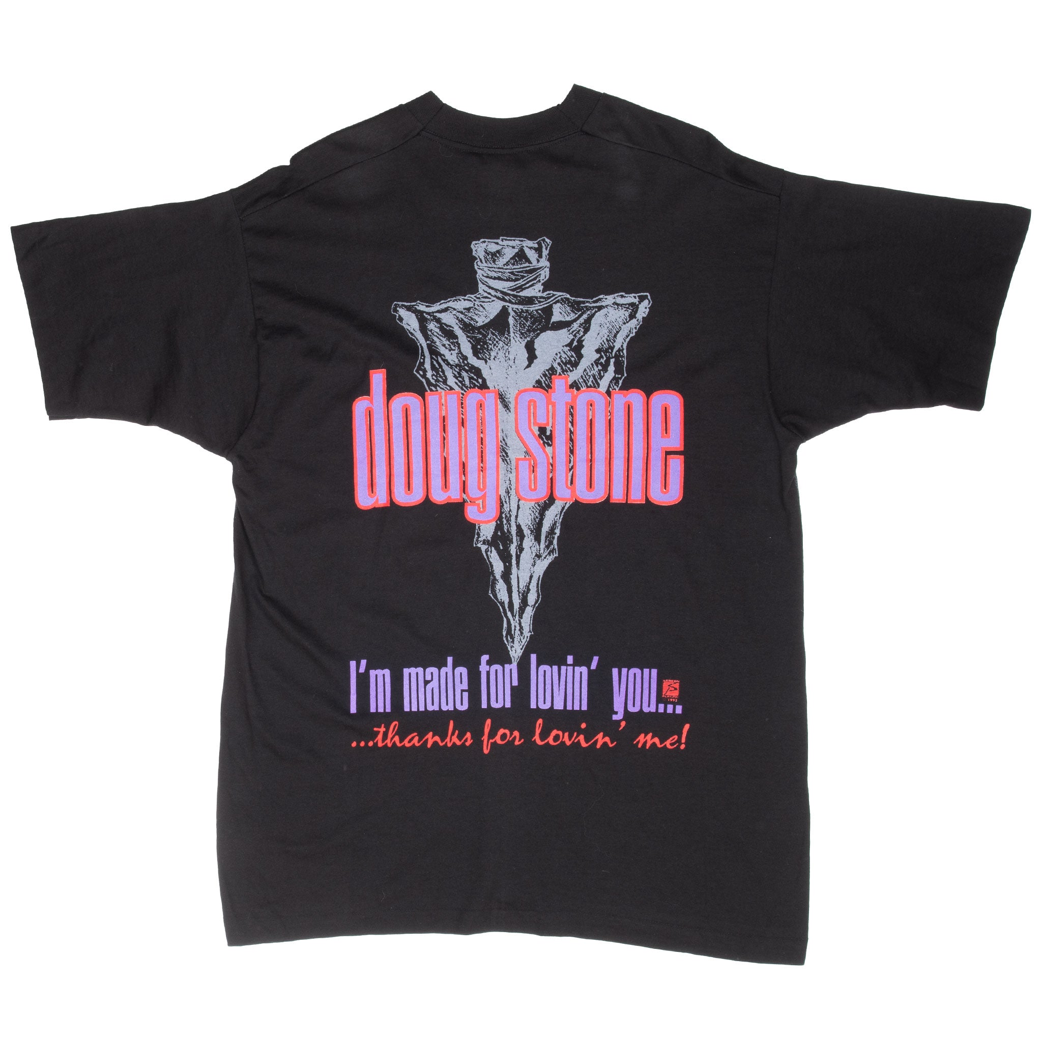 Vintage All Over Print Doug Stone 1993 Tee Shirt Size XL