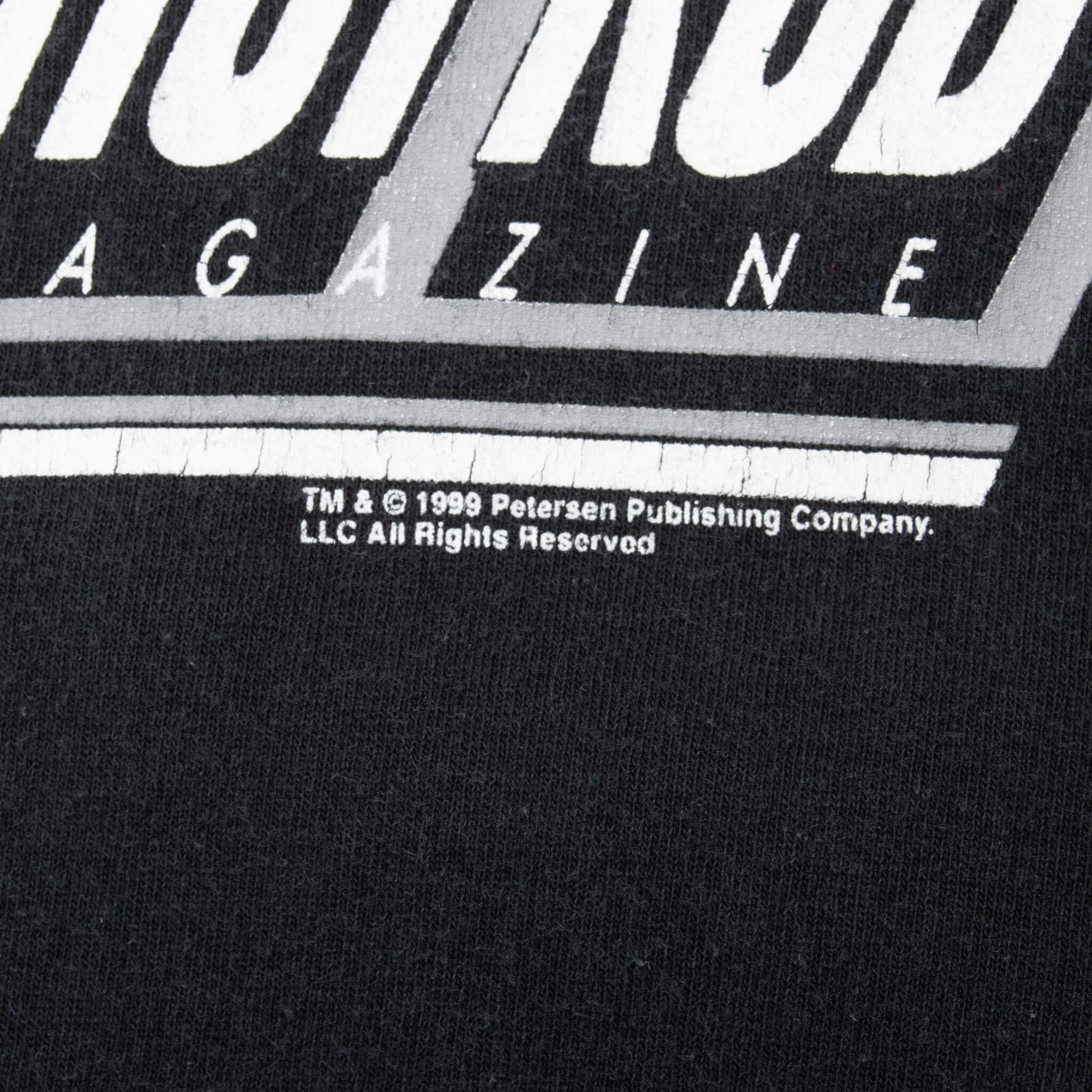 Vintage Hot Rod Magazine Brute Force 1999 Tee Shirt Size 2XL Made In Usa