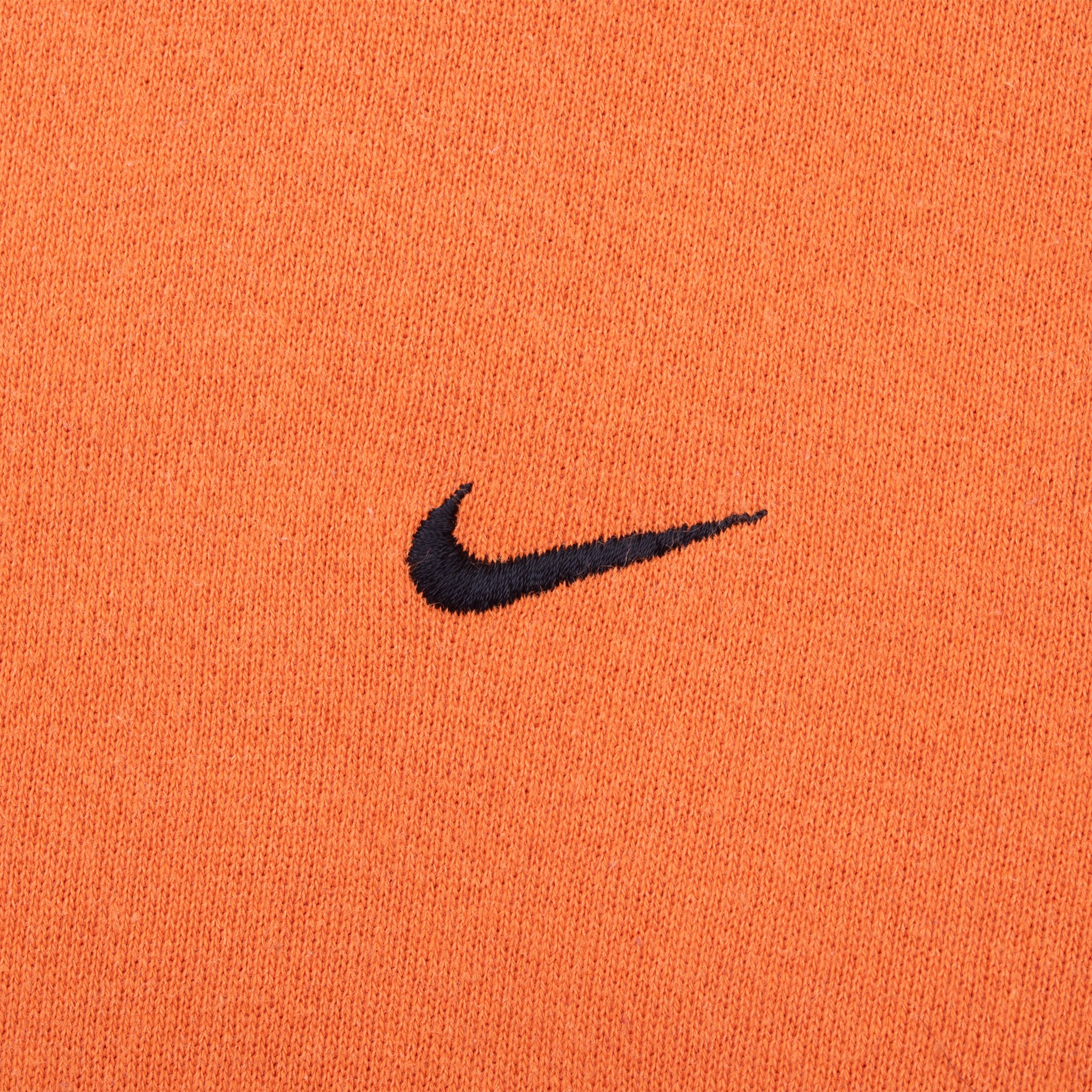 Vintage Nike Classic Swoosh Orange Sweatshirt 2000S Size XL Made In Usa