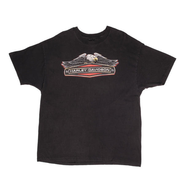 Vintage Harley Davidson Big Roar Westport, MA Tee Shirt 1987 Size 2XL Made In USA With Single Stitch Sleeves