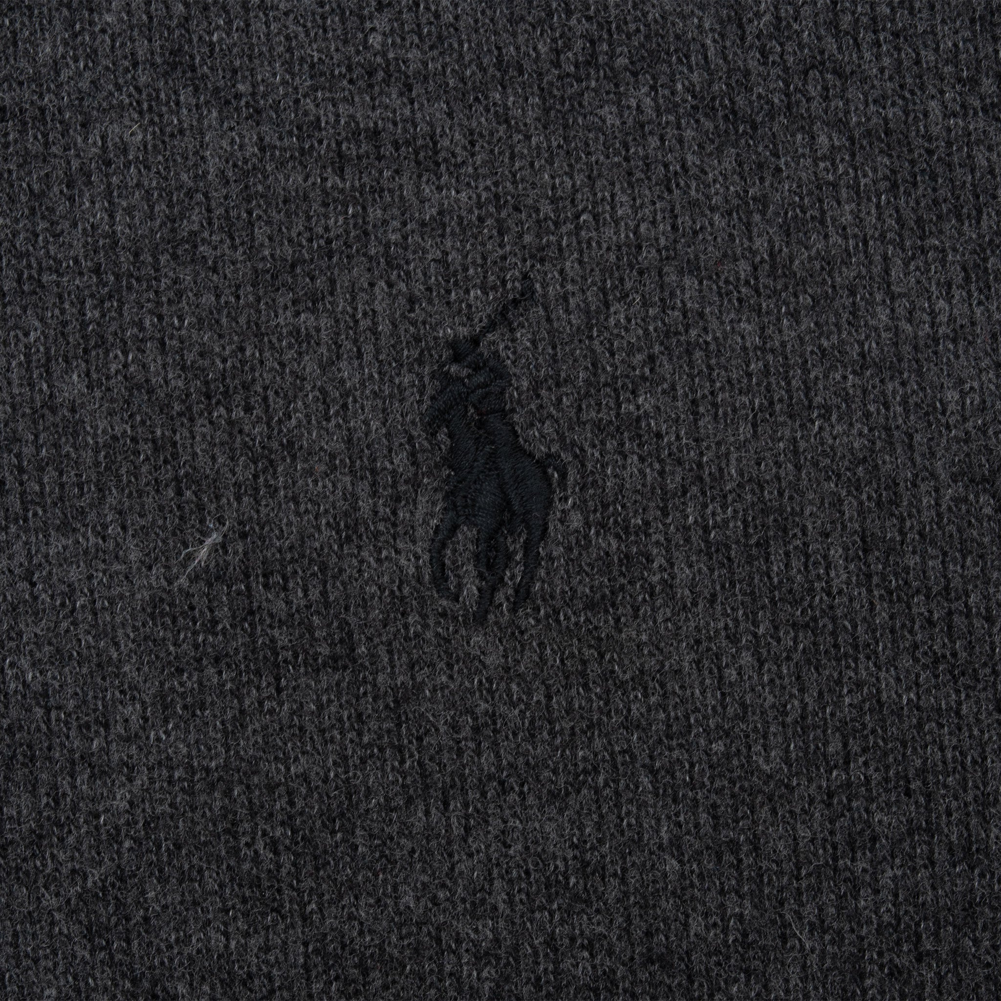 Vintage Polo Ralph Lauren Dark Grey 1990S Quarter 1/4 Zip Sweater Size Medium