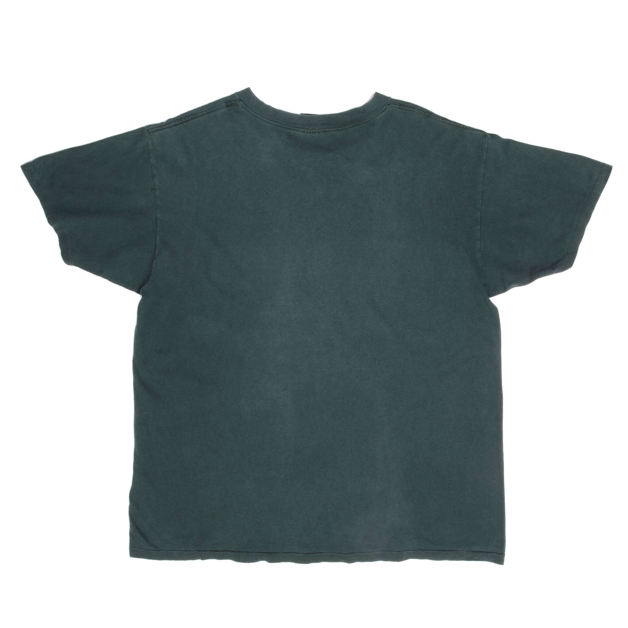 Vintage Green Harley Davidson 3D Emblem Tee Shirt 1991 Size XL Made In USA With Single Stitch Sleeves