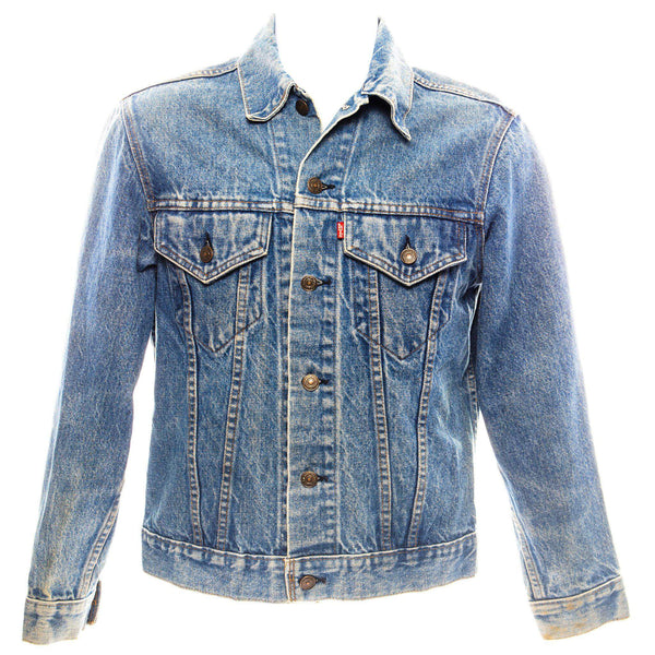 VINTAGE LEVIS JACKET SINGLE STITCH SIZE 36 MADE IN USA