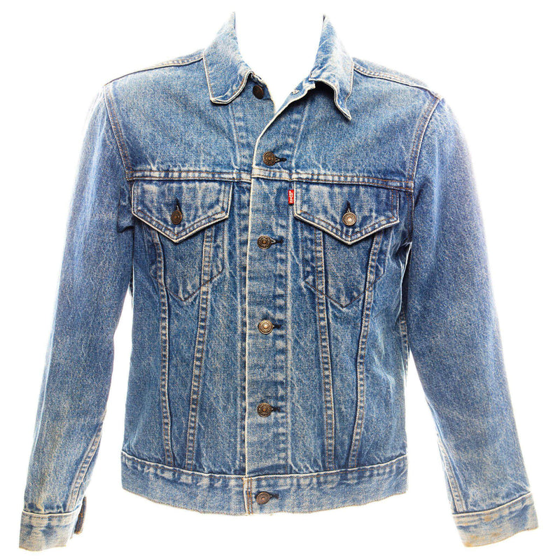 VINTAGE LEVIS JACKET SINGLE STITCH SIZE 36 MADE IN USA