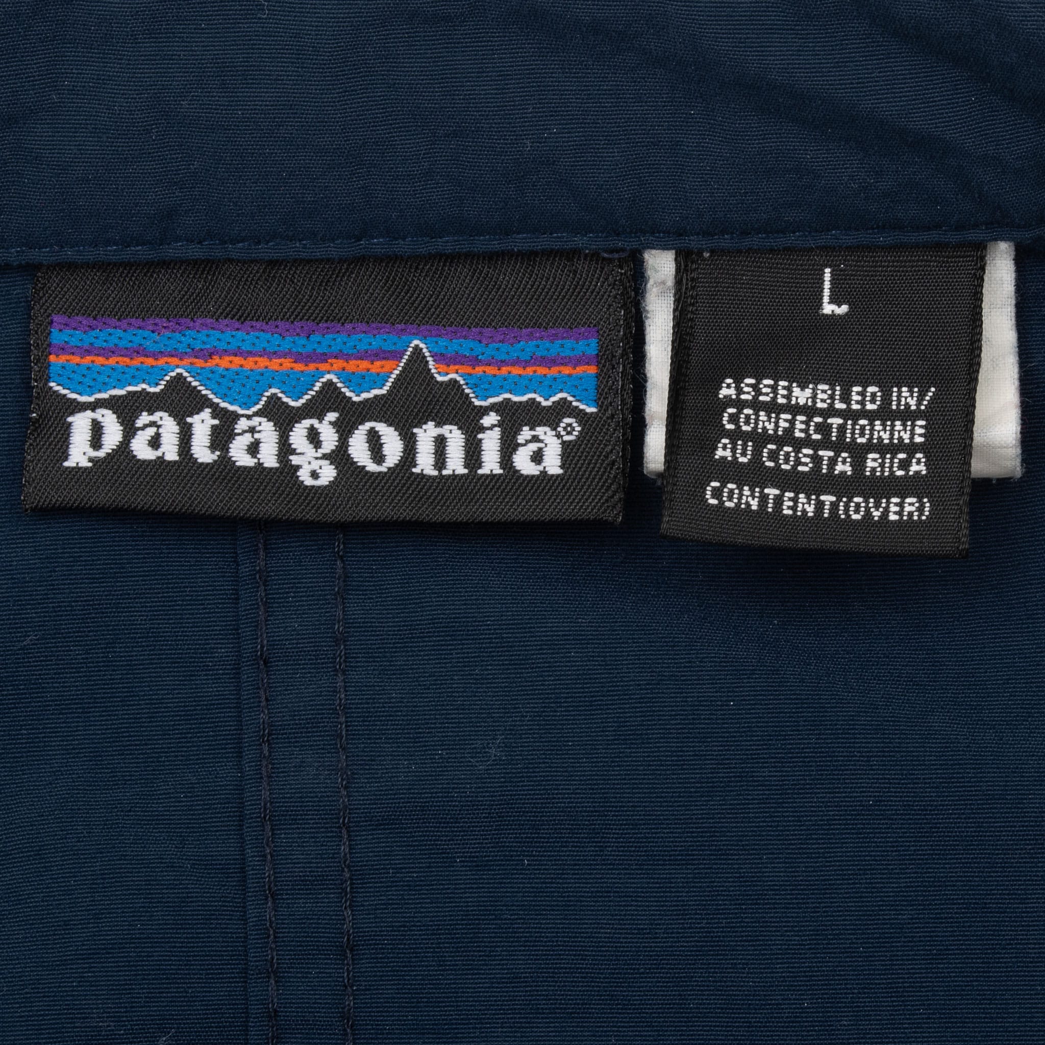 VINTAGE PATAGONIA BLUE LIGHT WINDBREAKER JACKET 1990S SIZE LARGE