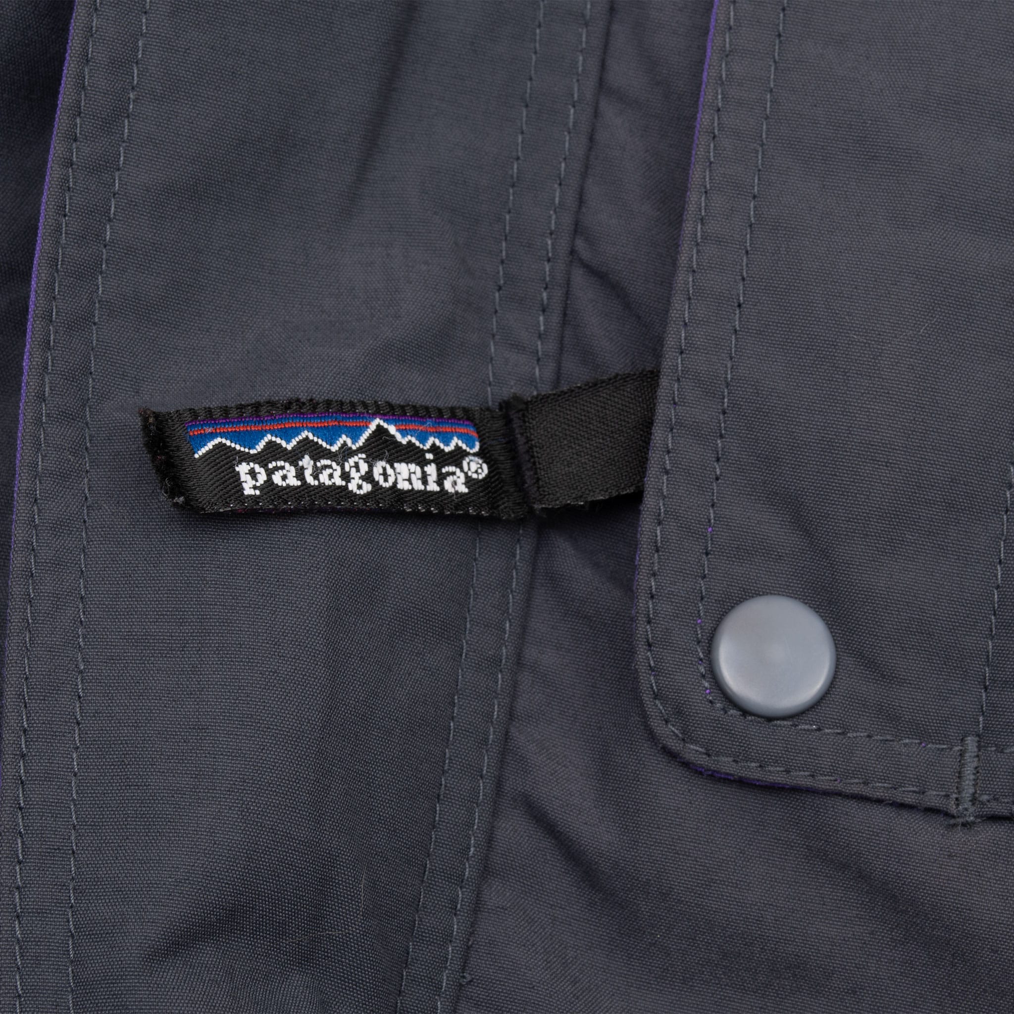 VINTAGE PATAGONIA DARK GREY ALPINE JACKET 1990S SIZE MEDIUM