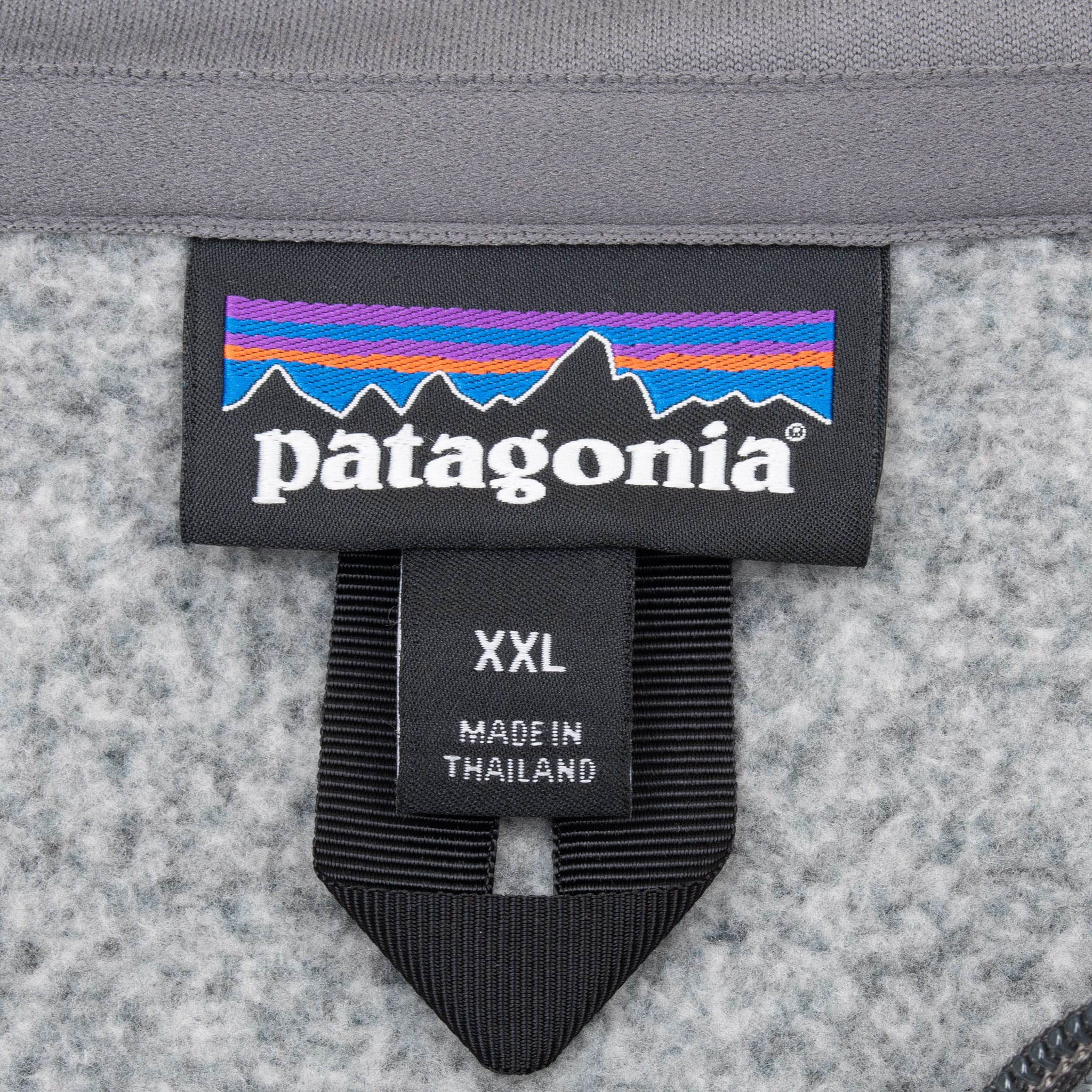 VINTAGE PATAGONIA GREY BETTER SWEATER QUARTER ZIP FLEECE JACKET 2XL