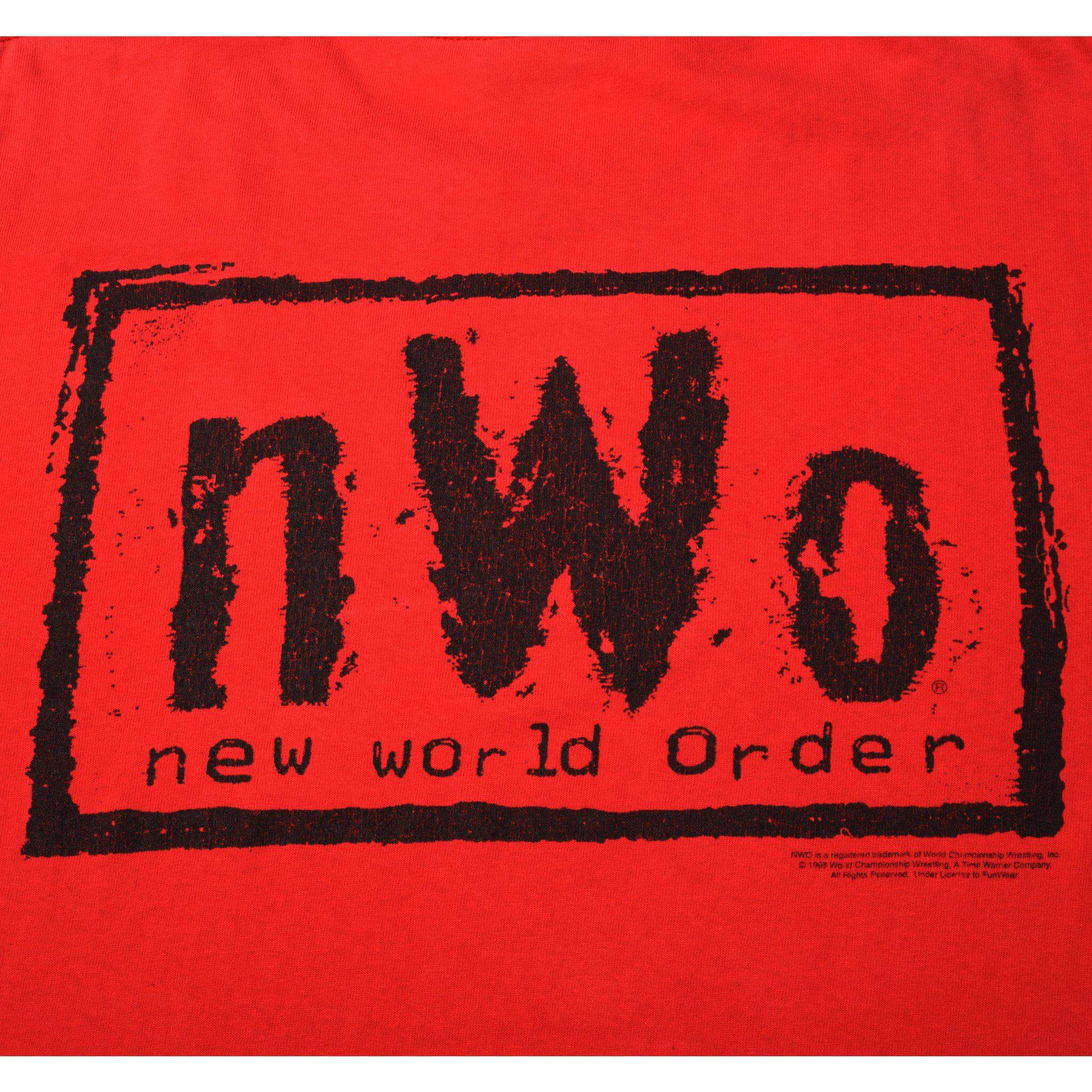 VINTAGE WRESTLING WCW NWO HALL and NASH TEE SHIRT 1998 SIZE LARGE